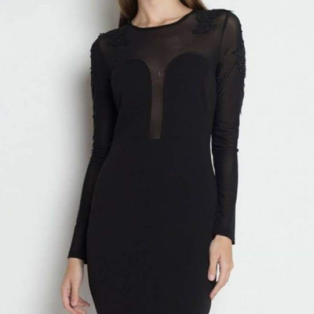 Floral Mesh Dress